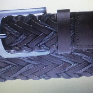 Men’s Braided Leather Belt – Fasten At Any Point!
